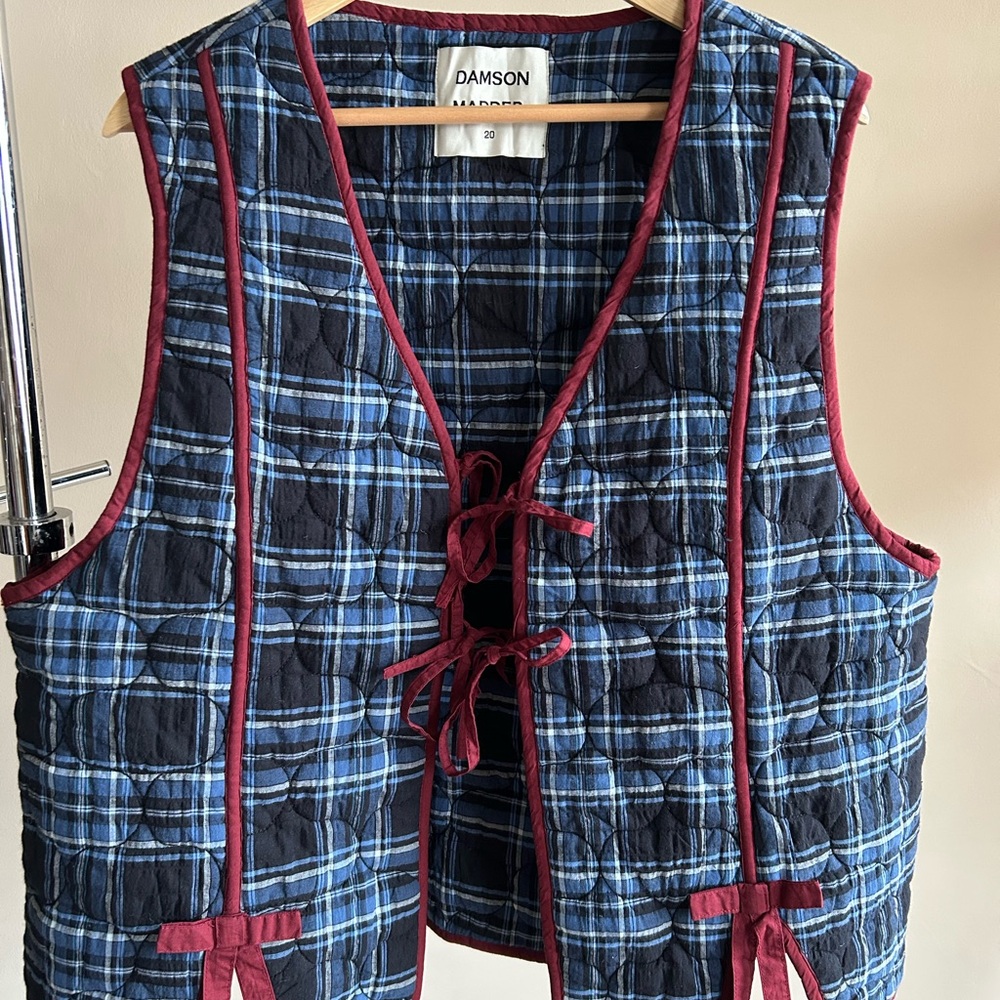 Damson Madder Aliva Bow Gilet